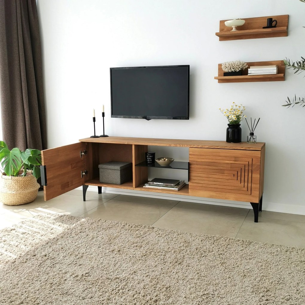 Móvel de TV Joanne – Carvalho – 150x40x30 cm