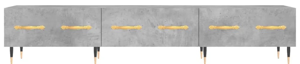 Móvel de TV 150x36x30 cm derivados de madeira cinzento cimento