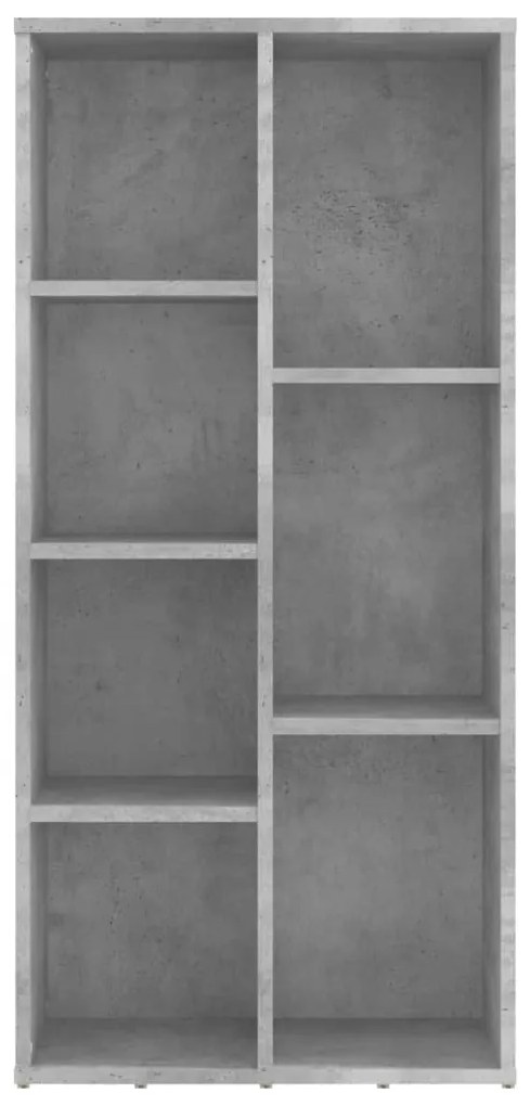 Estante 50x25x106 cm derivados de madeira cinzento cimento