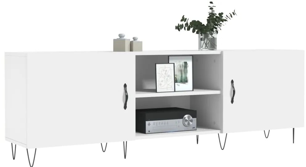 Móvel para TV 150x30x50 cm derivados de madeira branco