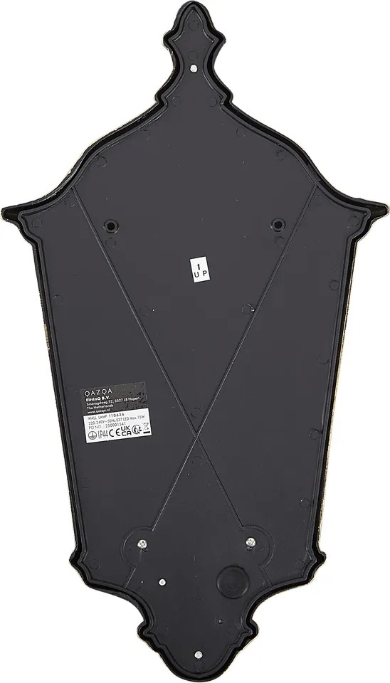 Lanterna de Parede Exterior Clássica Ouro Antigo IP44 - Havana Half