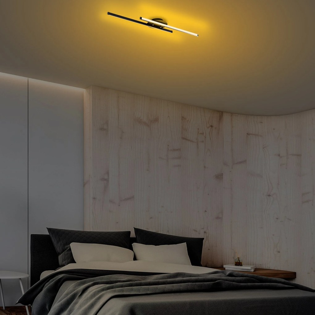 Chandelier Umut – Preto – 86 cm x 5 cm x 17 cm