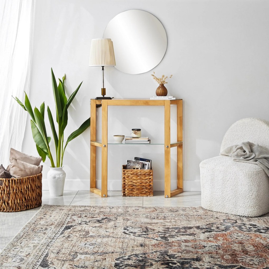 Cômoda Trapezoid – Carvalho – 85x85x31 cm