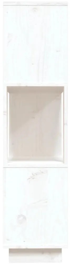 Estante/divisória 80x25x101 cm pinho maciço branco