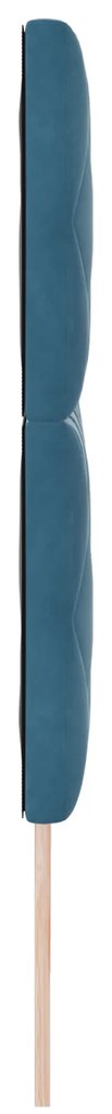 Cabeceira Design Blocos de Diamante Azul Escuro 180 cm Veludo