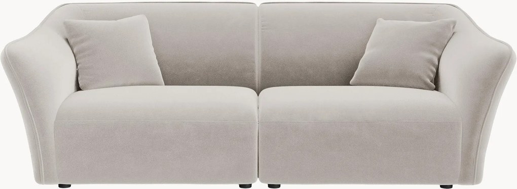 Sofá modular em veludo Flora (2 lugares)