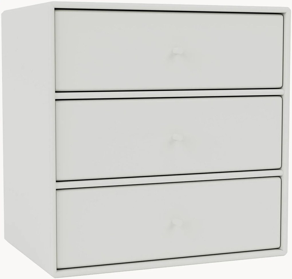 Módulo com gavetas Montana Mini 1007 para sistema de estantes modular