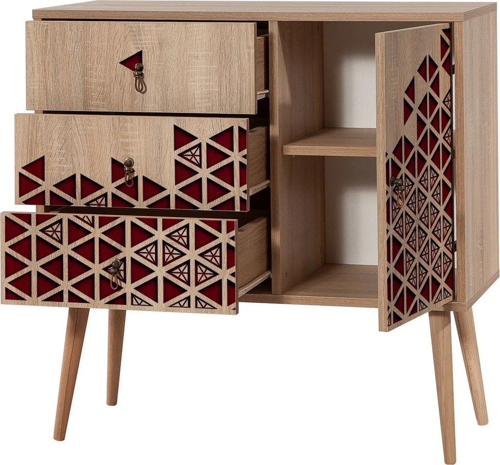 Cómoda Verybox – Carvalho Sonoma – 90x90x40 cm