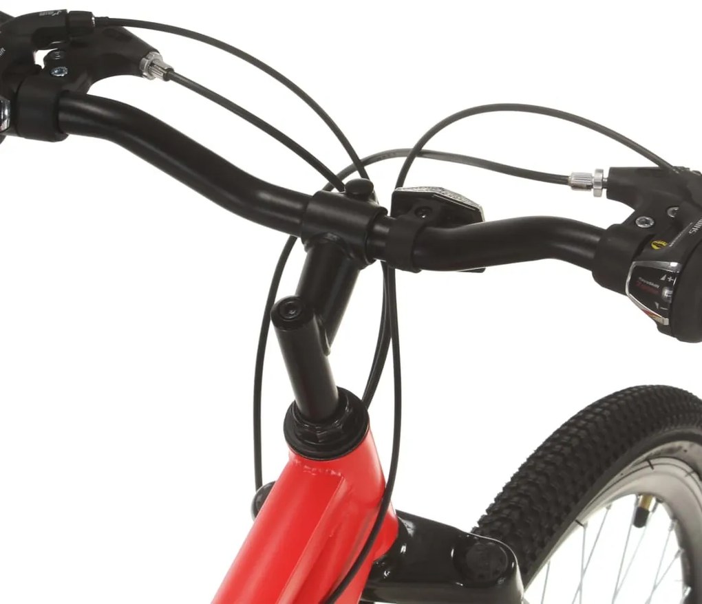 Bicicleta de montanha 21 velocidades roda 27,5" 50 cm vermelho