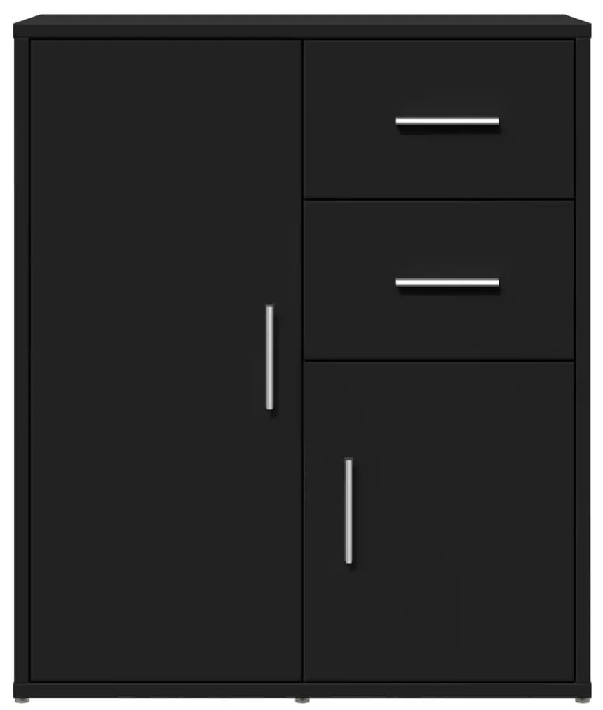 Aparador 60x31x70 cm derivados de madeira preto