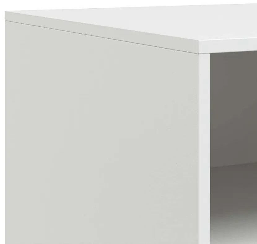 Móvel de TV 67x39x44 cm aço branco