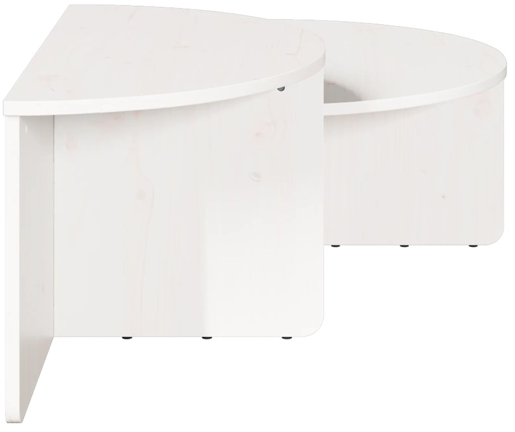 Mesa de centro 2 pcs Branco 79 x 39.5 x 40 cm