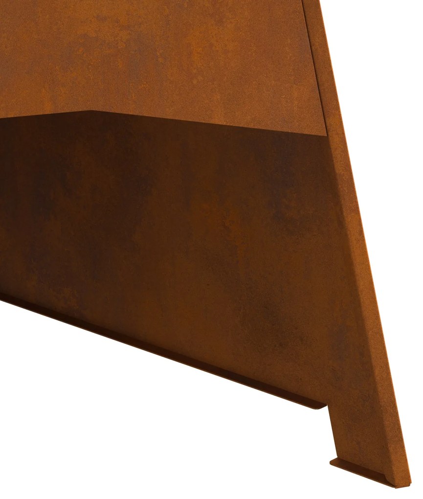 Fogueira Pyramid 50x45x95 cm Aço Resistente às Intempéries