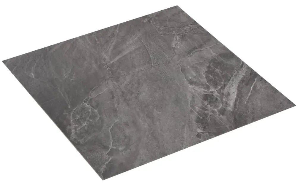 Tábuas de soalho autoadesivas 20 pcs 1,86 m² PVC padrão preto