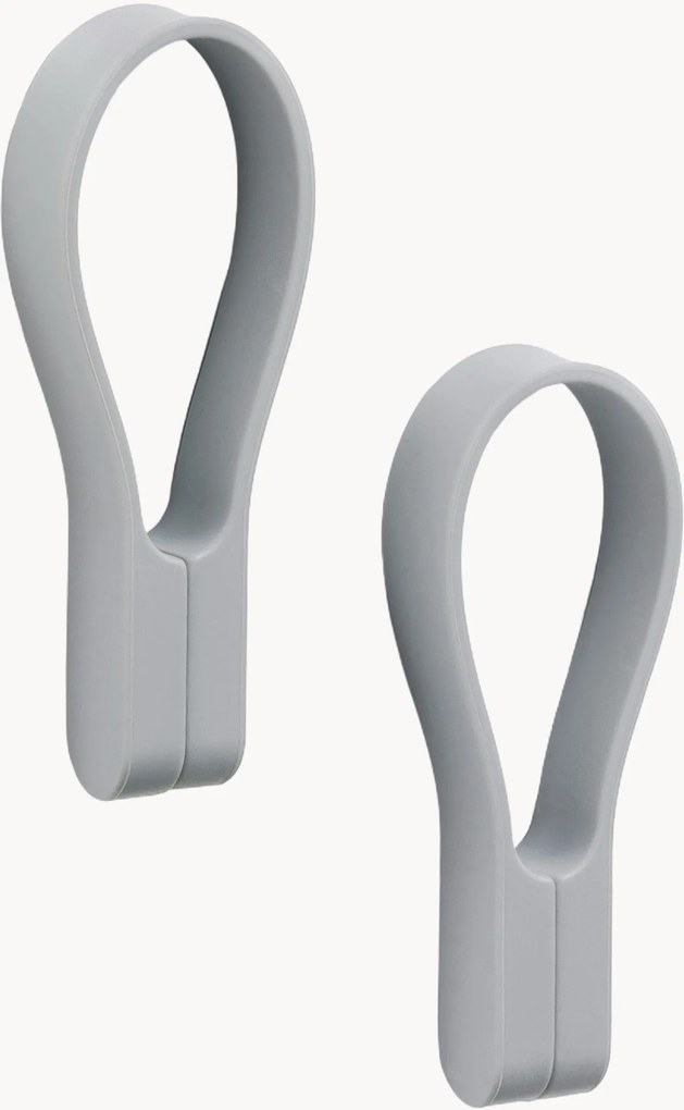 Suportes magnéticos para toalhas em silicone Loop, conjunto de 2