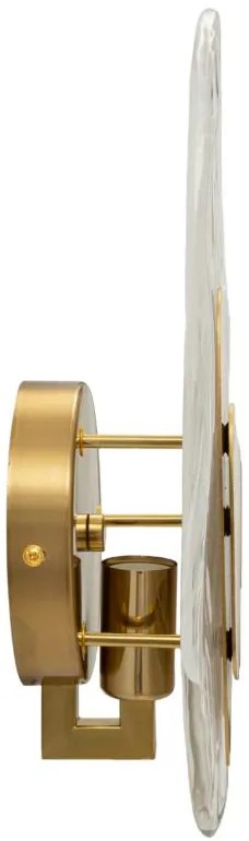 Candeeiro de Parede "Ocean Gold" Dourado – 21x8x31 cm