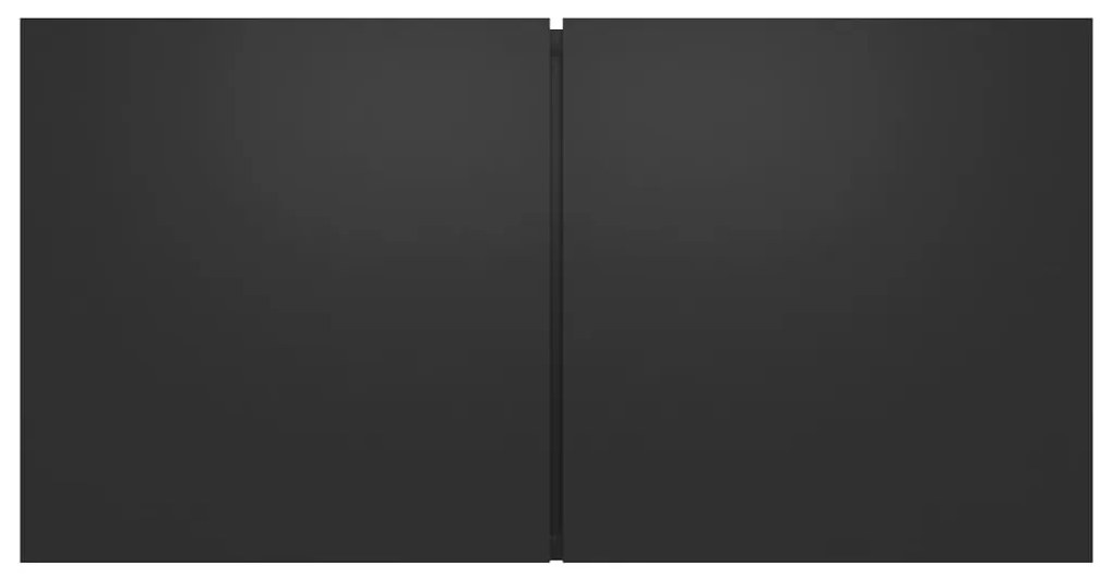 Móveis de TV para parede 3 pcs 60x30x30 cm preto