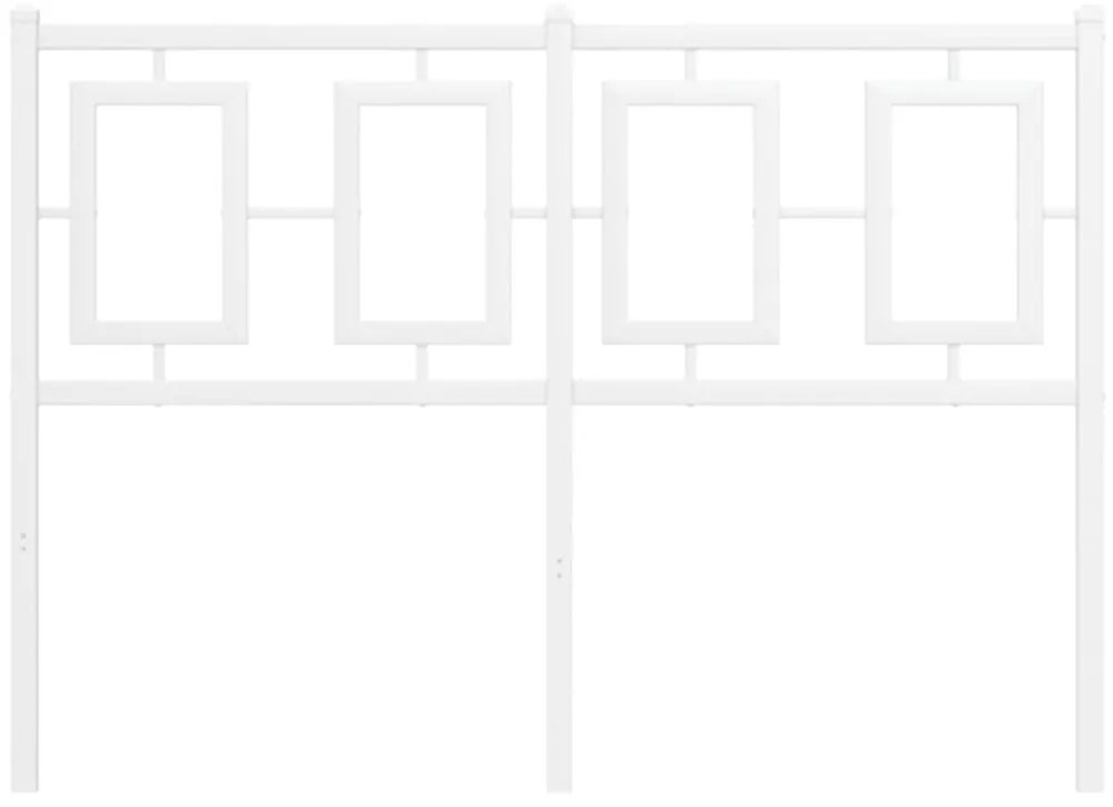 Cabeceira de cama 120 cm metal branco