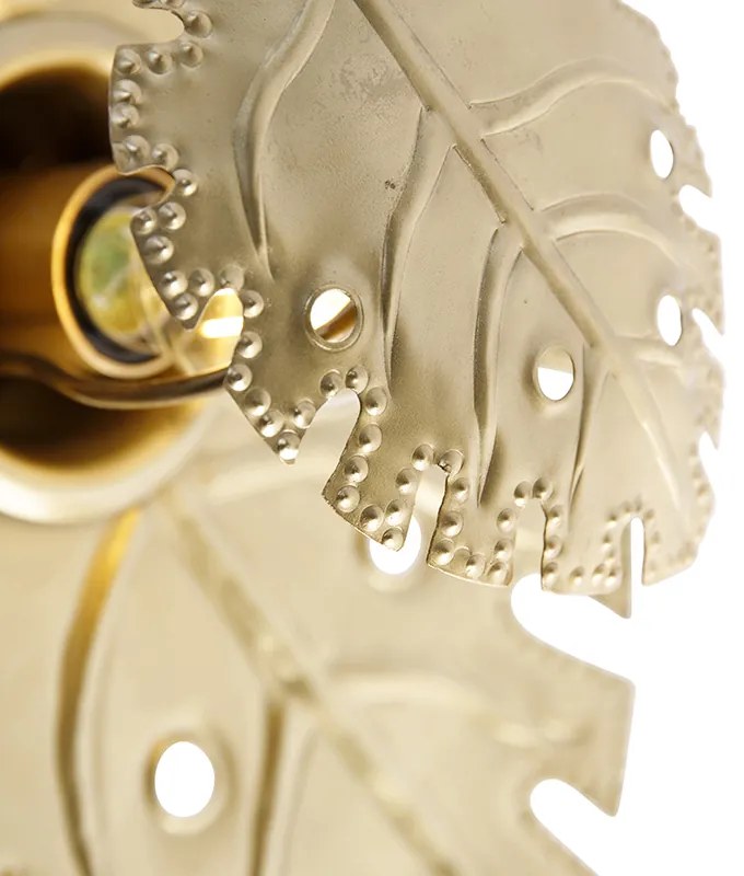 Candeeiro de parede design dourado antigo - Carballo Oriental