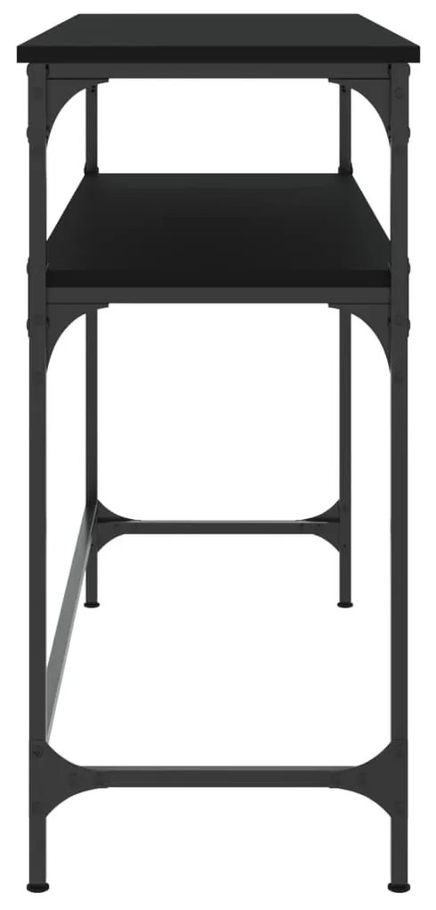 Mesa consola 100x35,5x75 cm derivados de madeira preto