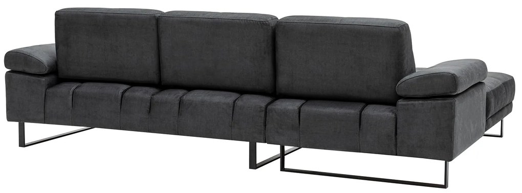 Sofá de Canto Mustang – Antracite – 174 x 314 cm