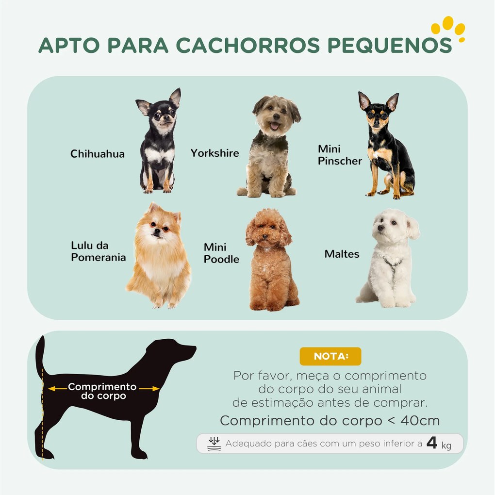Gaiola para Cães Dobrável com Almofada com 2 Portas Alça de Transporte Bandeja Removível 60x40x50 cm Preto e Bege