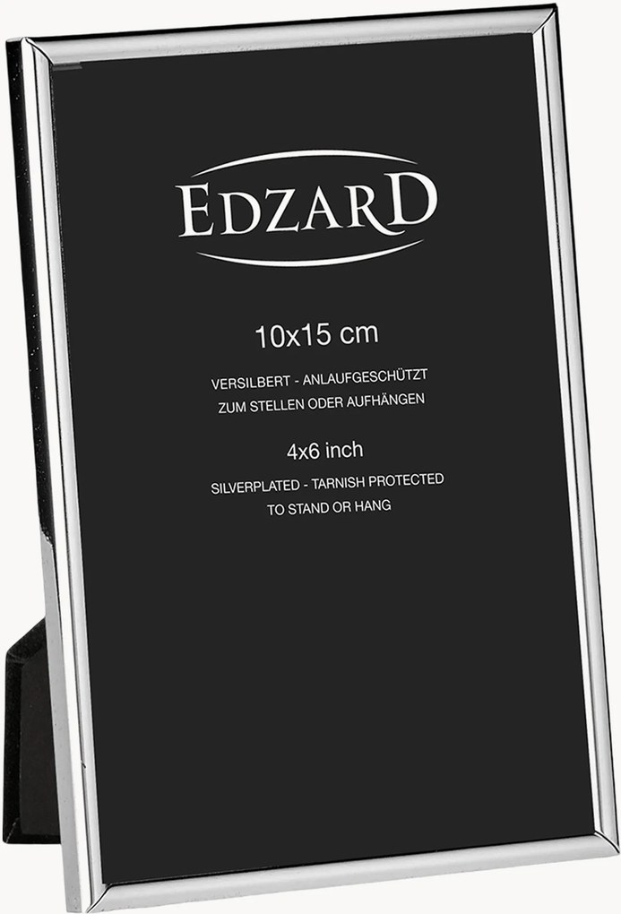 Moldura para fotografia banhado a prata Genua