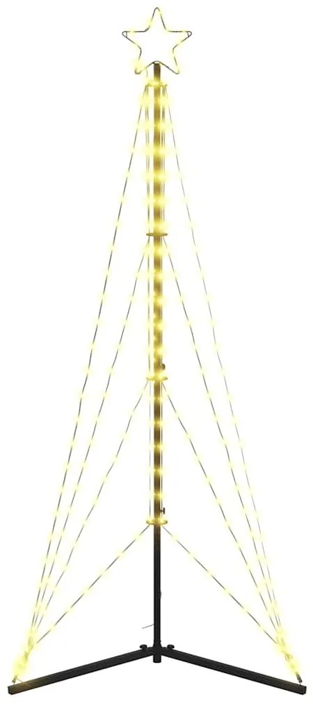 LED Árvore de Natal 363 LEDs Branco Quente 182 cm