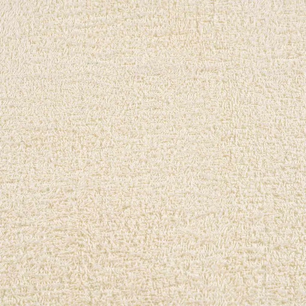 Toalhas 2 pcs 100x200 cm 360 gsm 100% algodão creme