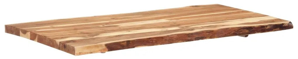 Tampo de mesa 118x(50-60)x3,8 cm madeira de acácia maciça
