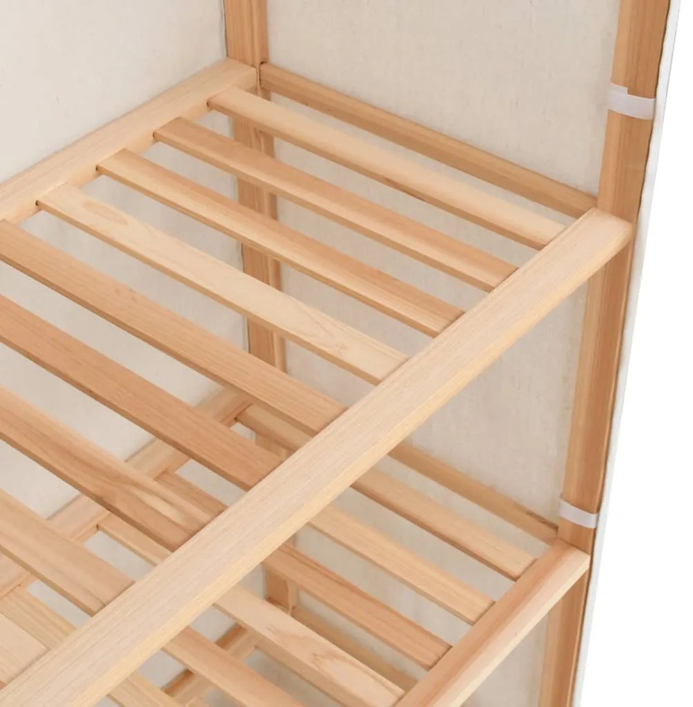 Roupeiro/guarda-roupa 3 prateleiras 79x40x170 cm