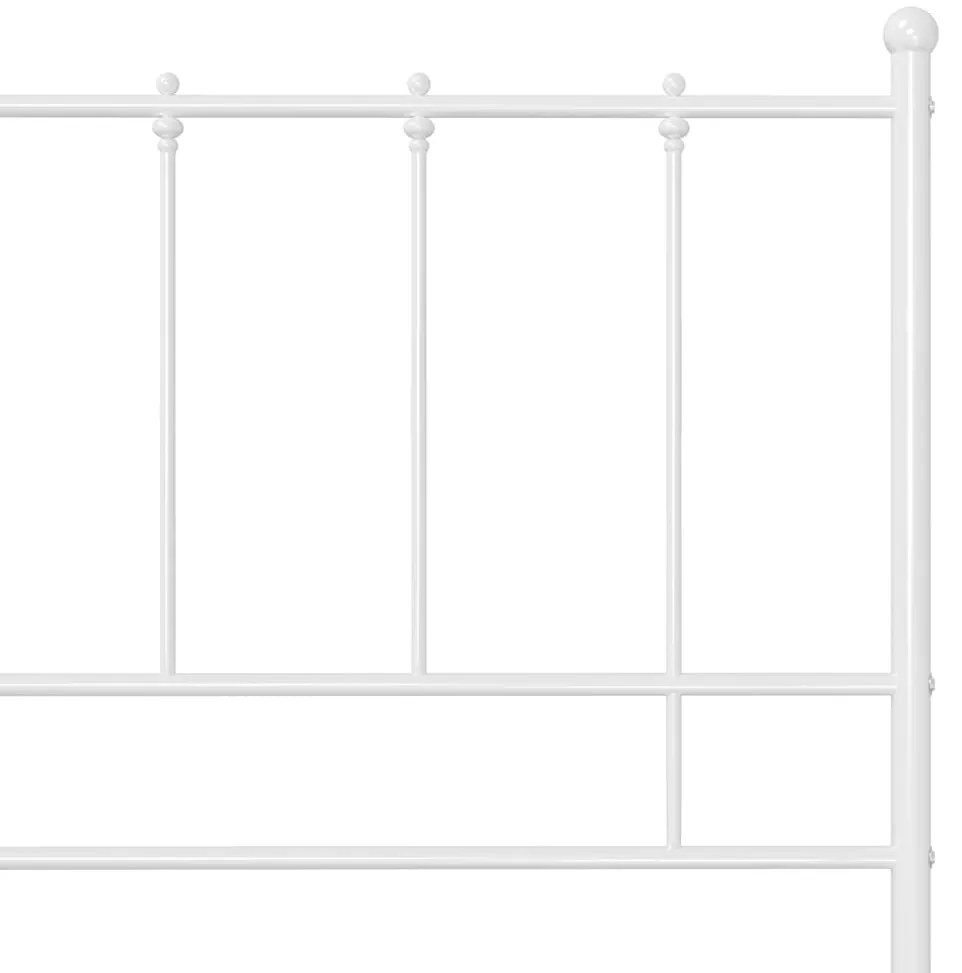 Estrutura de cama 120x200 cm metal branco