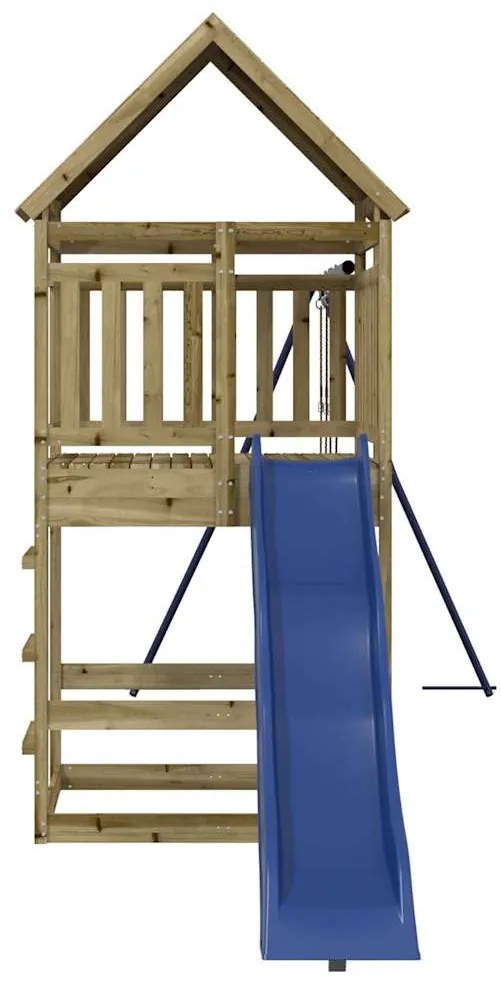 Conjunto de brincar para exterior madeira de pinho impregnada