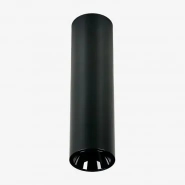 Aplique De Teto Led De Superfície Redondo Ø4 Cm Para Exterior Em Alumínio Luisiana Preto & Branco 3000k & 3 W & 19º - Sklum