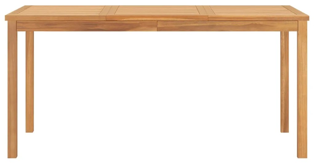 Conjunto de jantar para jardim 7 pcs madeira de teca maciça