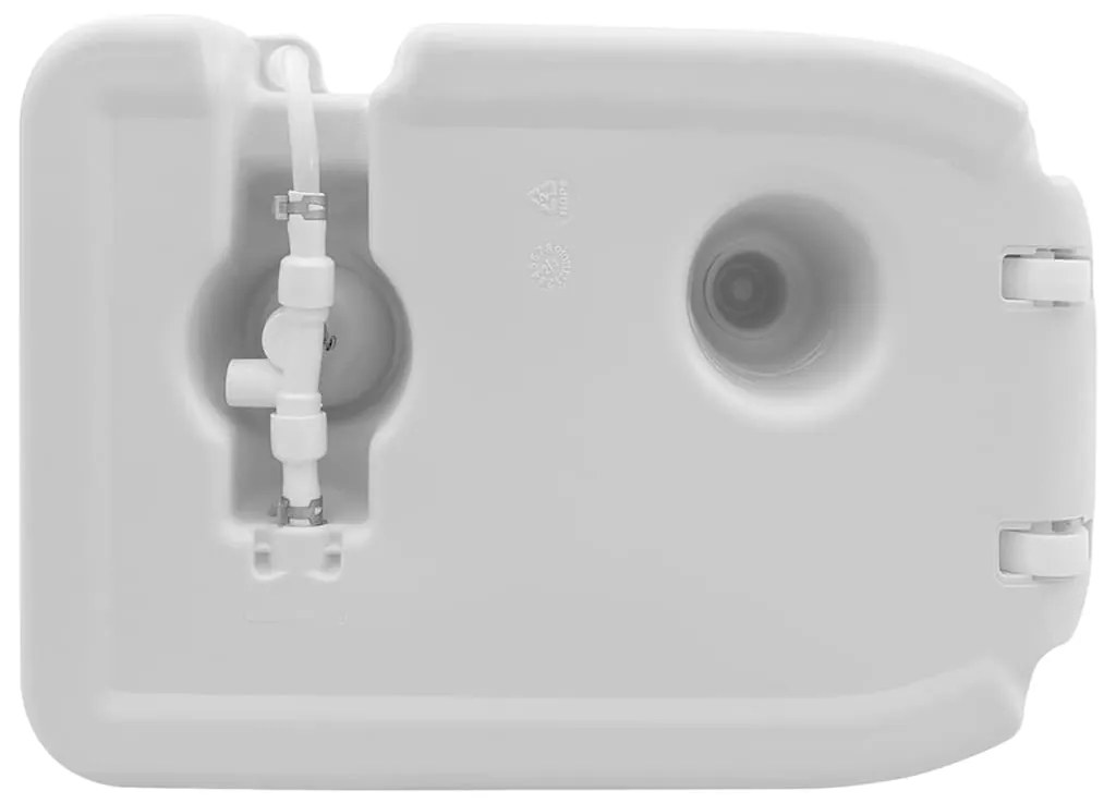 Mesa de Camping vidaXL Cinza Fresco
