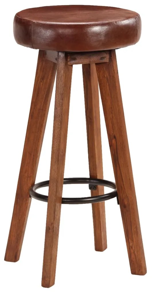Conjunto de bar 5 pcs 115x56x107 cm madeira maciça