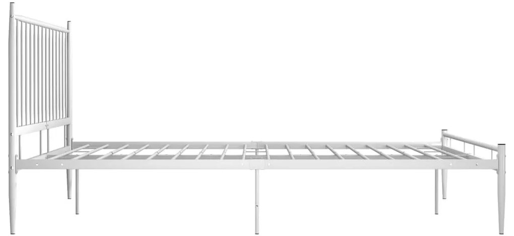 Estrutura de cama 200x200 cm metal branco