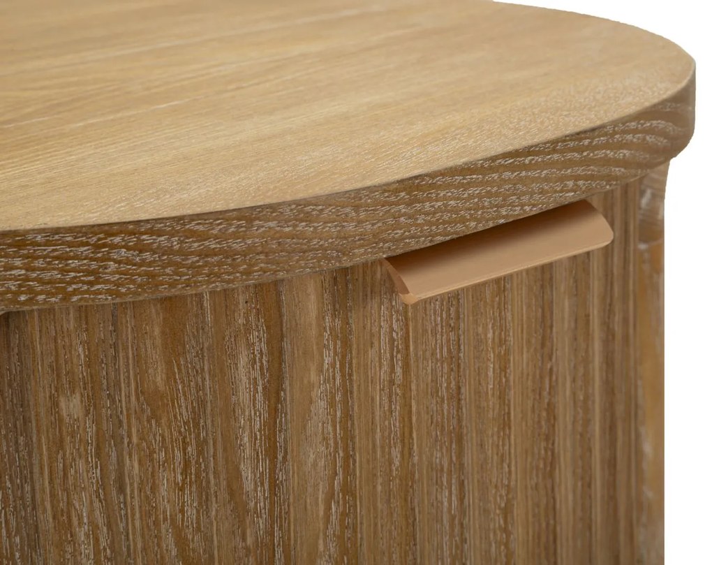 MESA DE CABECEIRA GOTHENBURG 38X34,5X52 CM CASTANHO