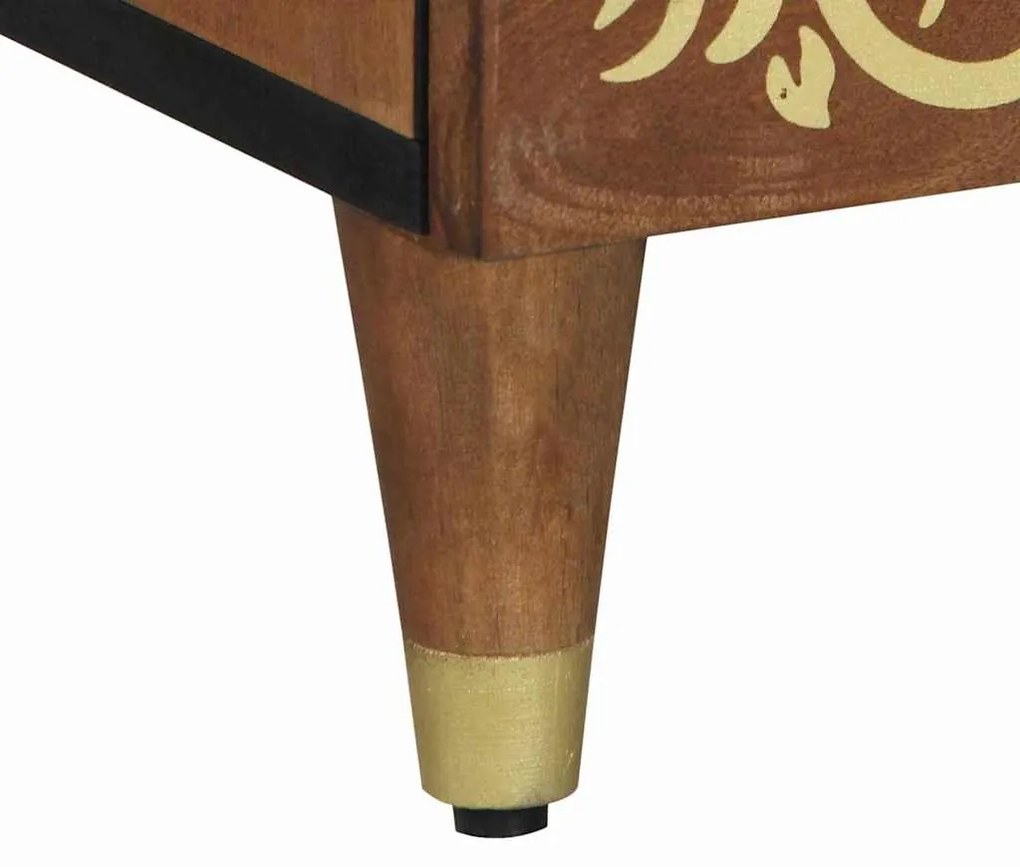 Highboard 60x33x100 cm Madeira Sólida Mangueira