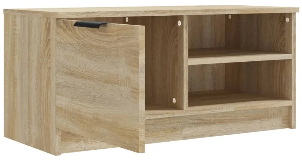 Armários TV 2pcs 80x35x36,5cm madeira proc. cor carvalho sonoma