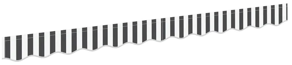 Toldo Valência da pra Estrutura de 2,5m em Antracite e Branco 2,3x0,2m