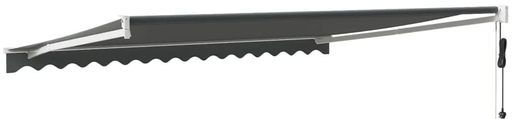 Toldo retrátil automático 4,5x3 m antracite