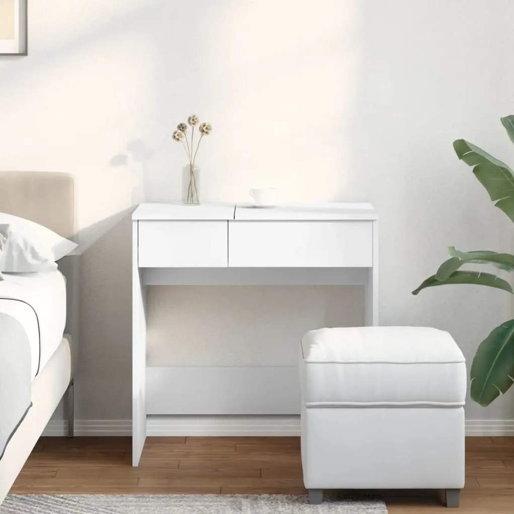 Toucador com espelho 73x46,5x120 cm cor branco