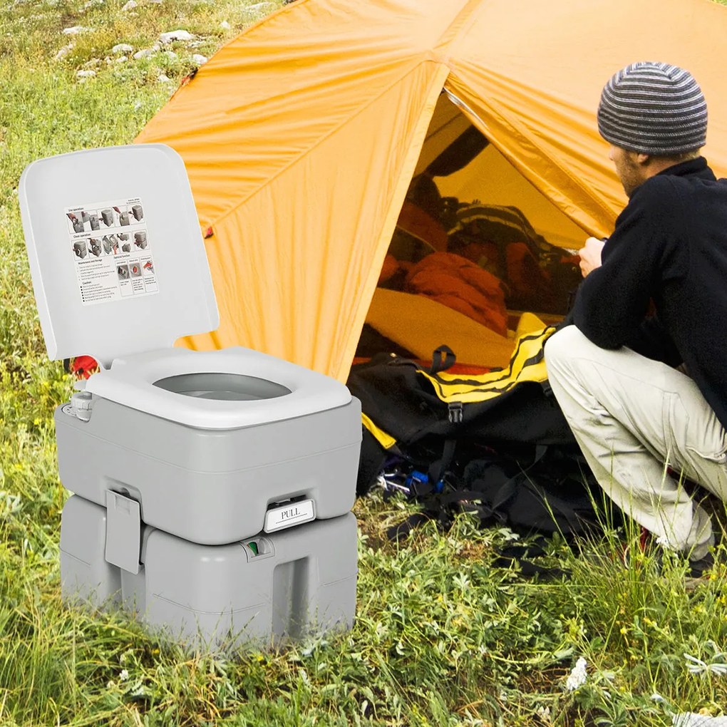 Sanita Portátil "Jötunheim" - Cinzento - 20L