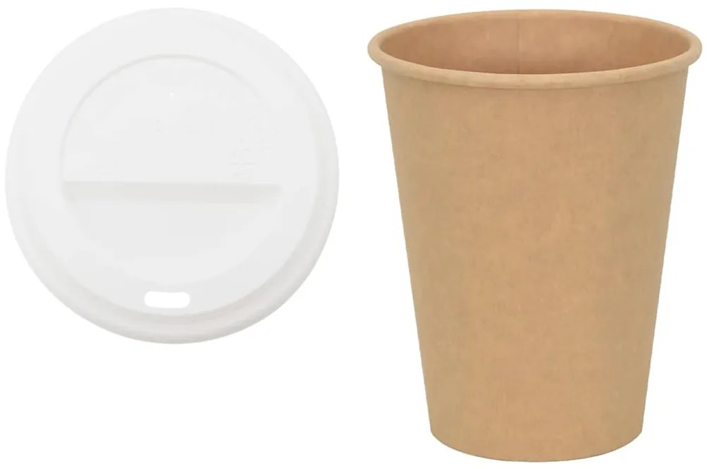 Copos de café de papel com tampas 1000 pcs 12oz 300ml