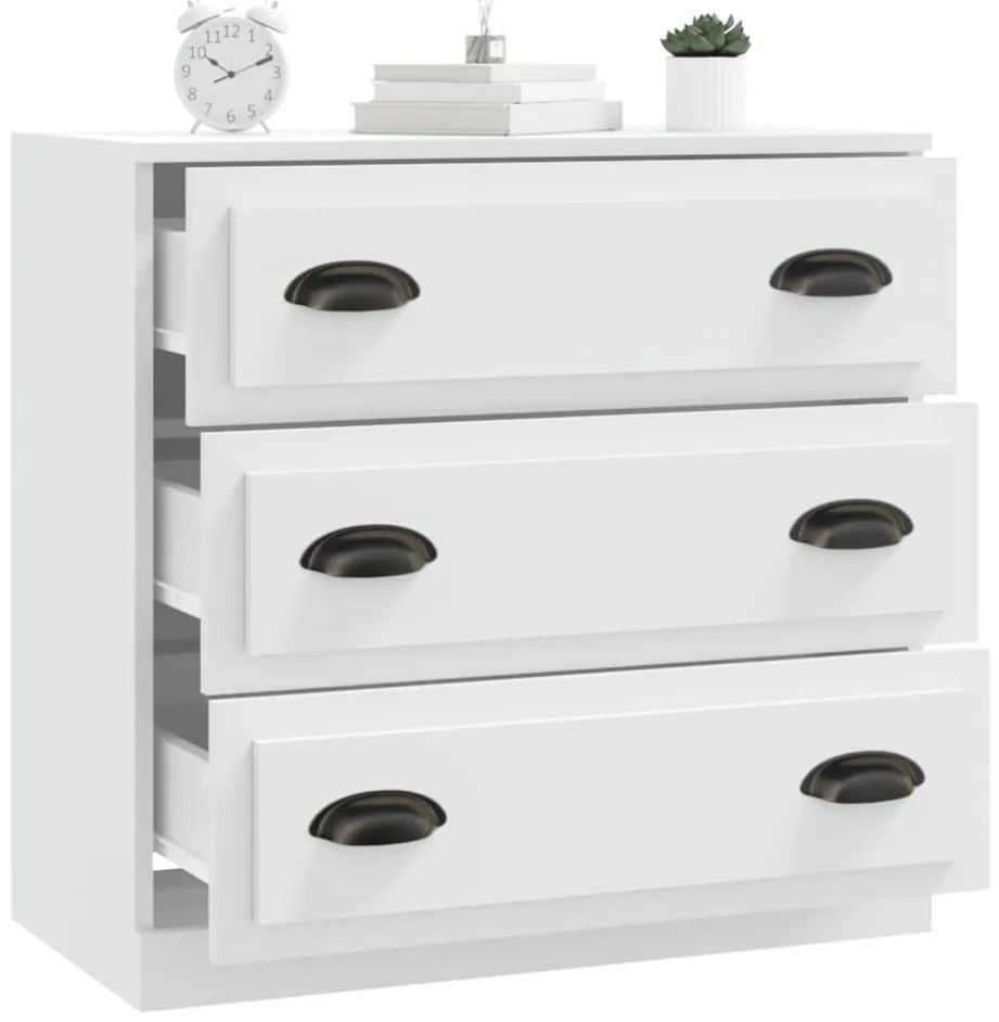 Aparador 70x35,5x67,5 cm derivados de madeira branco