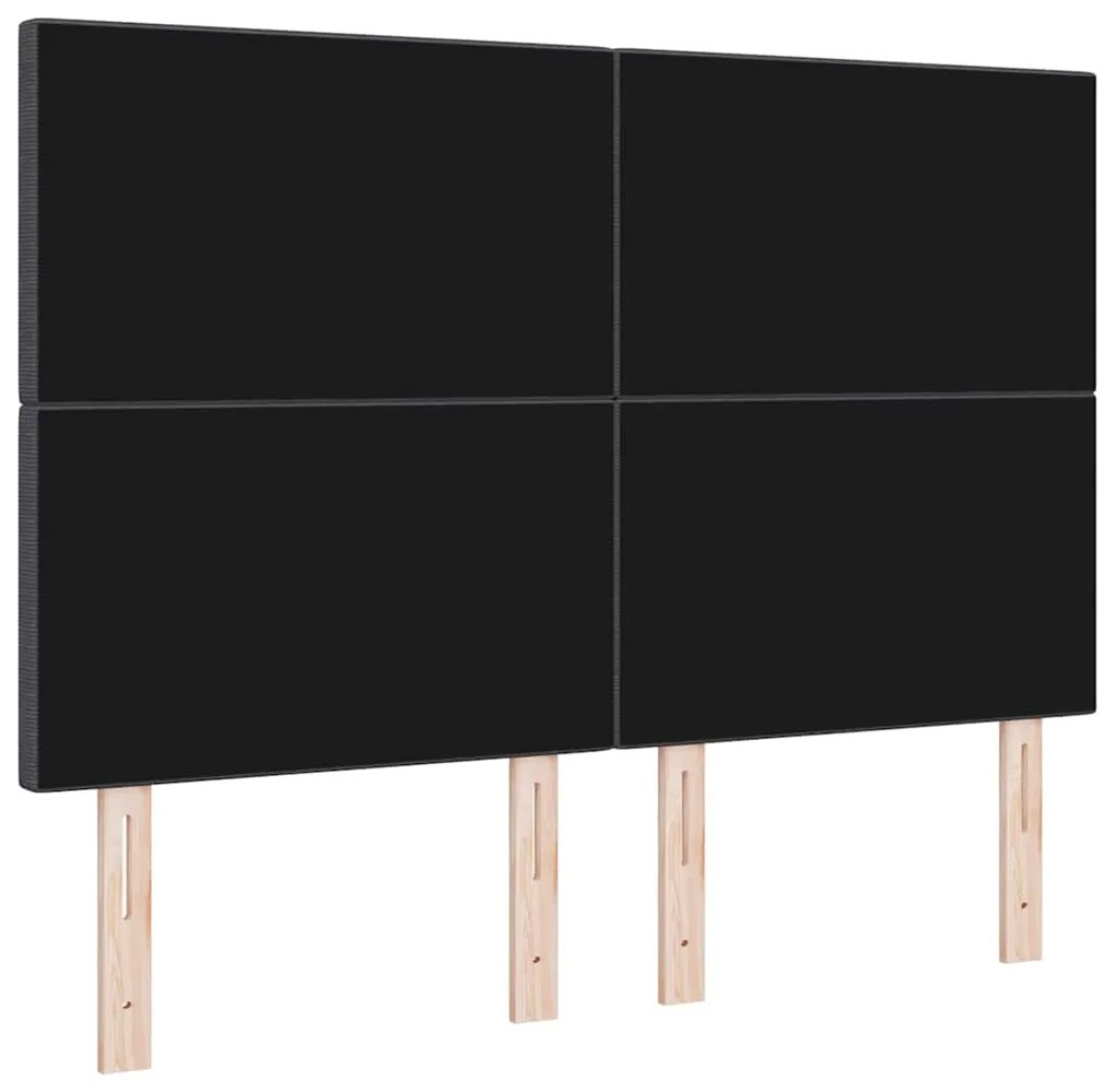 Cabeceira LED vidaXL Cinza Escuro 80 cm Tecido Corduroy