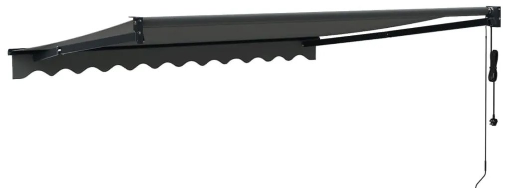 Toldo retrátil automático 3x2,5 m antracite