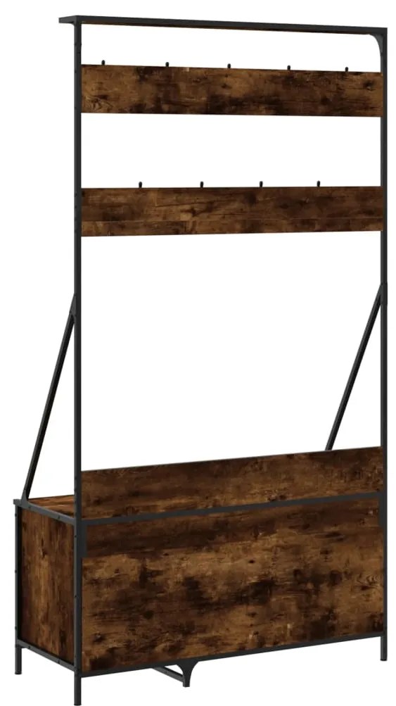 Conjunto de Entrada - Bengaleiro c/ arrumação de calçado 100x41x184cm